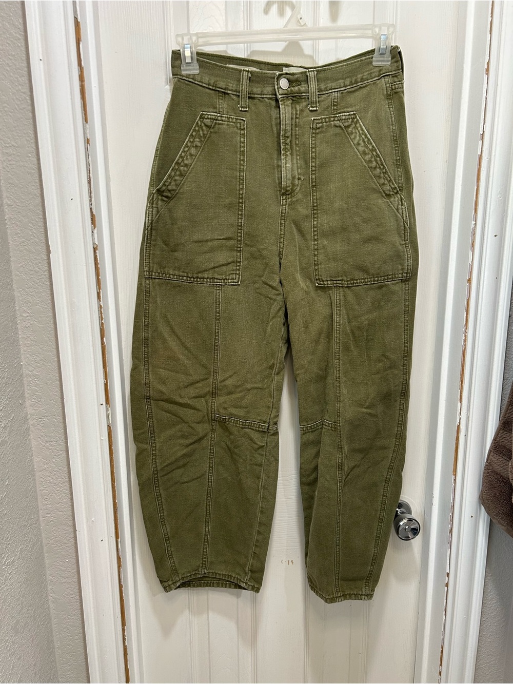 Universal Thread High-Rise Olive Utility Jeans
